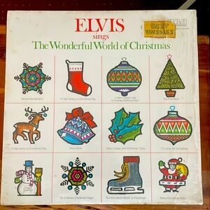 Long play from 1971 “Elvis the wonderful world of Christmas”